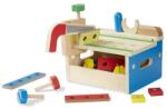 Melissa & Doug Banc de lucru de jucarie cu fierastrau si ciocan (MD9386) Set bricolaj copii