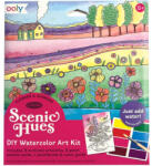 Ooly Set artistic cu acuarele DIY Scenic Hues - Flori si gradini (161-101)