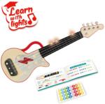 HAPE Jucarie din lemn - Instrument Ukulele (chitara) rosu (E0624A)