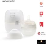 Mombella Biberon anticolici Mombella Breast-Like 120 ml, tetina S flux lent, 100% Silicon, Ivory (8136)