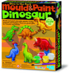 4M Atelier creativ Modeleaza si picteaza - Dinozaur care straluceste in intuneric (4M-03514) - kidostore