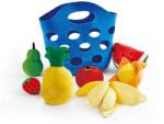 Hape Set de joaca - Cos cu fructe din material textil 8 piese (E3169A) Bucatarie copii