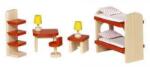 Goki Mobilier pentru casute papusi - Camera copiilor (GOKI51719) Casuta papusi