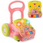 RicoKids Antemergator 2 in 1 cu diverse activitati si muzica Ricokids RK-744 - Roz (EDI774402) - kidostore