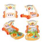 Huanger Antemergator educational 2 in 1 cu salteluta de joaca Huanger HE0638 portocaliu (EDIHE0638)