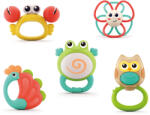 Hola Toys Set 5 jucarii pentru dentitie in cutie Orchestra Animalutelor (E318B)