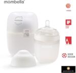 Mombella Biberon anticolici Mombella Breast-Like 210 ml, tetina M flux mediu, 100% Silicon, Ivory (8137)