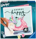 Ravensburger Pictura pe numere Ravensburger - Scuter Choose Happy (RVSPBN20125)