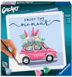 Ravensburger Pictura pe numere Ravensburger - Masina cu flori (RVSPBN20116)