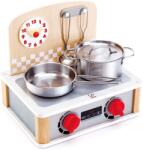 Hape Mini aragaz din lemn cu accesorii Hape (HapeE3151) Bucatarie copii