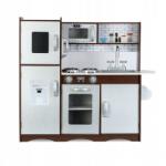 RicoKids Bucatarie retro din lemn pentru copii Ricokids - Alb (EDI7833) Bucatarie copii