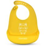 Ricokids Bavetica din silicon cu buzunar Ricokids 700390 - Galben (EDI700390) Bavata