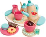 Hape Jucarie din lemn Hape - Set de ceai 14 piese (E3207A) Bucatarie copii