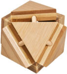 Fridolin Joc logic IQ din lemn bambus Triangleblock (Fr_17155) - kidostore