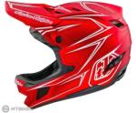 Troy Lee Designs D4 COMPOSITE MIPS sisak, pirosra tűzve (L (58-59 cm))
