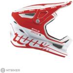  100% STATUS sisak, topenga piros/fehér (XL (61 - 62 cm))