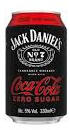 Jack Daniel's Jack Daniels & Cola zero 0, 33l CAN 5% DRS