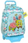 SAFTA Ghiozdan cu troler scoala Sponge Bob Stay Positive (612291313)