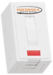 Nikomax Falon kívüli doboz, 1 portos fehér NMC-MB1P-ST-WT (NMC-MB1P-ST-WT)