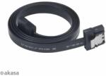 Akasa Kábel SATA Összekötő Akasa Proslim 50cm klip Fekete AK-CBSA05-50BK (AK-CBSA05-50BK)