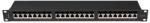 Lanberg Patch panel 24 port 1U 19" CAT. 6a FTP, fekete PPSA-1024-B (PPSA-1024-B)