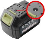 Extol tartalék akku RÉGEBBI TÍPUSÚ 402420 Li-ion töltőhöz, 2 SARU+1 TÜSKE; 16V, 1500mAh, töltési idő: 5, 5 óra