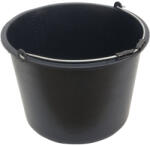 N2 habarcsos vödör; 20 liter, fekete, műanyag (5902455505282) (5902455505282)