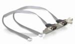 Delock slot bracket 2x COM port with 2mm pitch 41791 (41791)