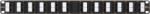 NIKOMAX Patch panel UTP, CAT5e, 24 portos, szerszámmal szerelhető, 1U, döntött NMC-RP24UD2-AN-1U-BK (NMC-RP24UD2-AN-1U-BK)
