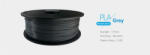  3D FILAMENT 1, 75mm PLA Szürke /1kg-os tekercs/ - pcx