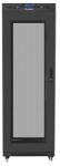 Lanberg 19" szabadon álló rack szekrény 37U/600X800 perforált ajtó, lapraszerelt, LCD kijelző, fekete V2 FF01-6837-23BL (FF01-6837-23BL)