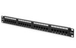 ASSMANN 19" 1U 24port Cat. 5e fekete árnyékolatlan Patch Panel DN-91524U (DN-91524U)