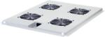 NIKOMAX Hűtő ventilátor modul, 800mm mély álló rack szekrényhez, szürke NMR-FAN4-800-GY (NMR-FAN4-800-GY)