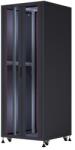 Formrack 26U Cosmoline 800x800 19" szabadon álló rack szekrény - RAL9005 fekete CSM-26U8080 (CSM-26U8080)