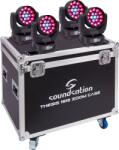 Soundsation THESIS 1912 ZOOM SET - 4 db THESIS 19112 ZOOM robotlámpa szett és flight case