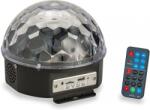 Soundsation CB-630B - 6*3 W-os LED új kristálygömb-lámpa BT-vel, MP3 lejátszóval és távirányítóval
