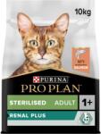 PURINA PRO PLAN CAT STERILISED RENAL PLUS Salmon 10 kg + 10 x Delicate tasakos eledel GRÁTISZ