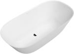 Villeroy & Boch Theano szabadon álló Quaryl fürdőkád 1550x750 mm, alpesi fehér UBQ155ANH7F200V-01 (UBQ155ANH7F200V-01)