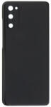 Samsung G980, G981 Galaxy S20, S20 5G akkufedél (hátlap) kamera lencsével és ragasztóval, fekete (gyári)