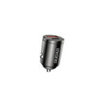 Dudao R3MAX Mini Autós Töltő - USB + USB-C - 48W QC PD - Fekete (R3MAX)