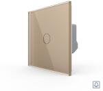 Livolo Buton Sonerie cu Touch LIVOLO din Sticla - Serie Noua, Auriu, VL-FC1B-2G-2A (VL-FC1B-2G-2A)