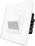 Luxion Lampa de Veghe LUXION cu Rama de Sticla, Alb, LX-MP051G-W (LX-MP051G-W)