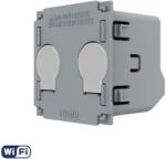 Livolo Modul Intrerupator Dublu Wi-Fi cu Touch LIVOLO Serie Noua, Gri, C7-VL-FC2NY-2G (C7-VL-FC2NY-2G)
