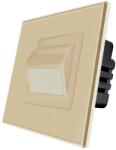 Luxion Lampa de Veghe LUXION cu Rama de Sticla, Auriu, LX-MP051G-G (LX-MP051G-G)