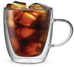 Bialetti Capri duplafalú üveg csésze 350ml, 2 db