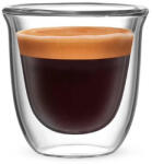 Bialetti Firenze duplafalú üveg csésze 80 ml, 2 db (DBW013)