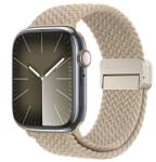 Dux Ducis Mixture Pro Apple Watch 38/40/41/42 mm Fonott Szíj Bézs