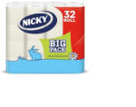 Nicky Big Pack toalettpapír, 32 tekercs, 3 rétegű, 3 840 lap