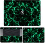  MacBook Air 13" ( 2018-2019 ) - Zöld füstcsíkos hátlap fólia