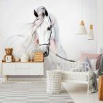 Consalnet Fehér ló mintás fotótapéta 254x184cm